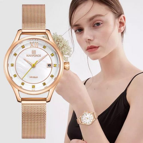 Reloj NaviForce Dorado de Mujer 2024 model 026