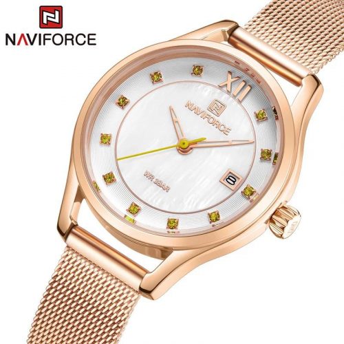 Reloj NaviForce Dorado de Mujer 2024 model 026