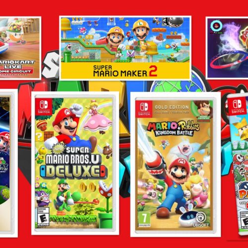 Nueva Nintendo Switch Oled Mario Roja